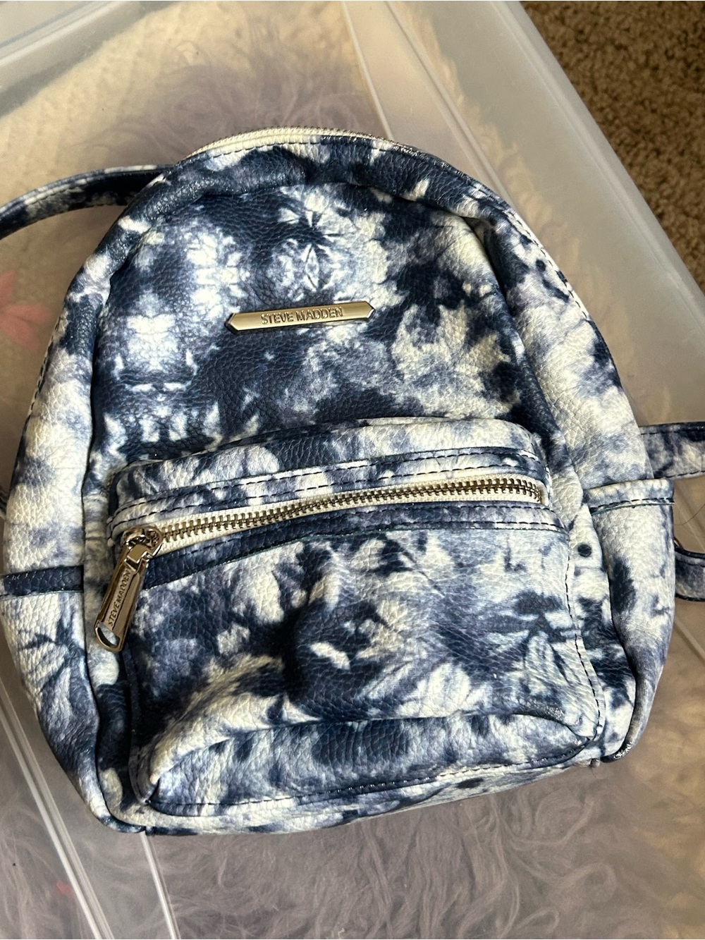 Tie-Dye Blue Mini Backpack - Steve Madden